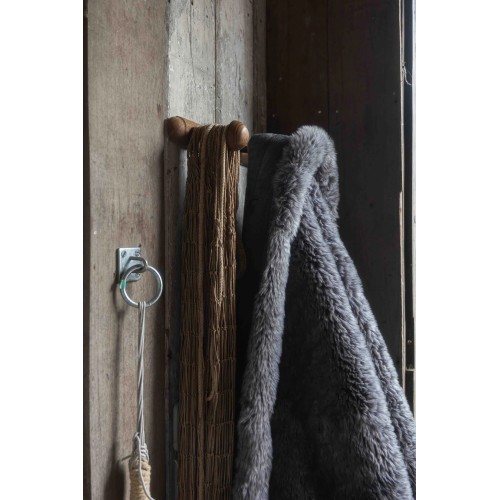 Plaid Fausse Fourrure Coyotte