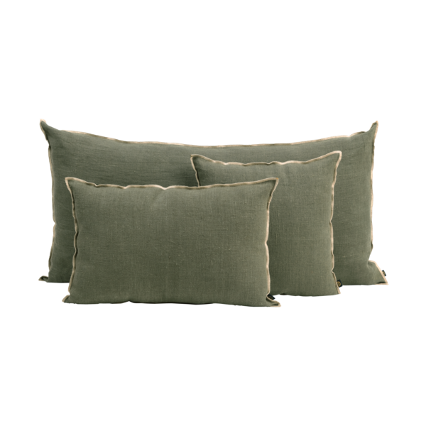 Chennai Housse Coussin Kaki 45*45