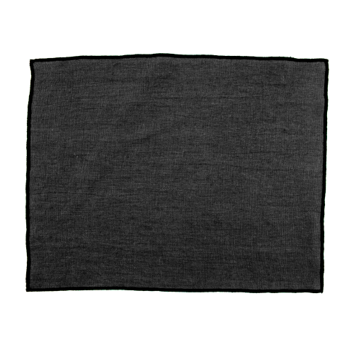 Borgo Set de table Noir 35*45
