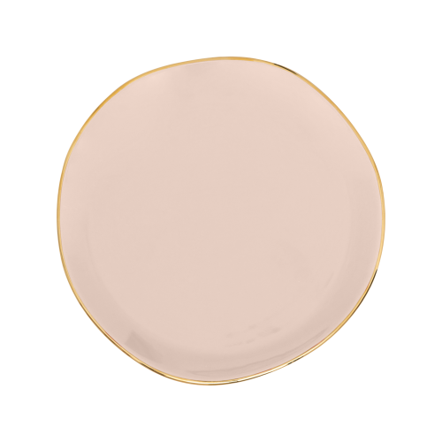 Good Morning Plate Old Pink