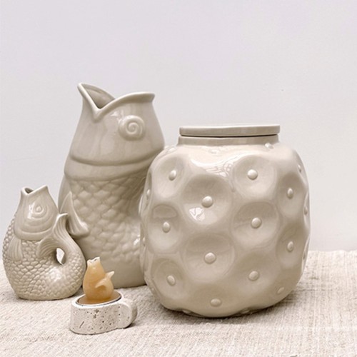 Vase Pichet Poisson GM Sable
