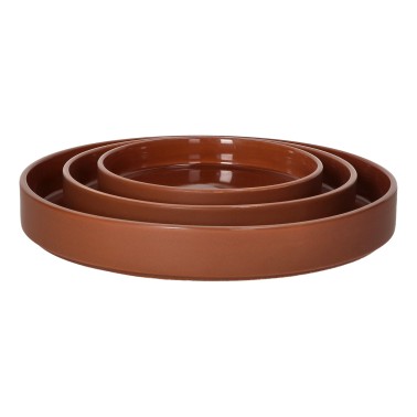 Rasa Bol Porcelaine Brun DIA27