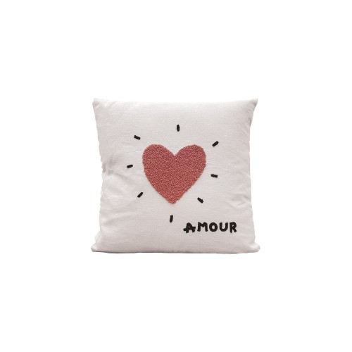 Coussin Influence Coeur Rose