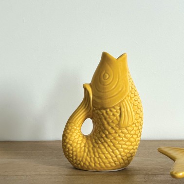 Vase Céramique Poisson PM Safran