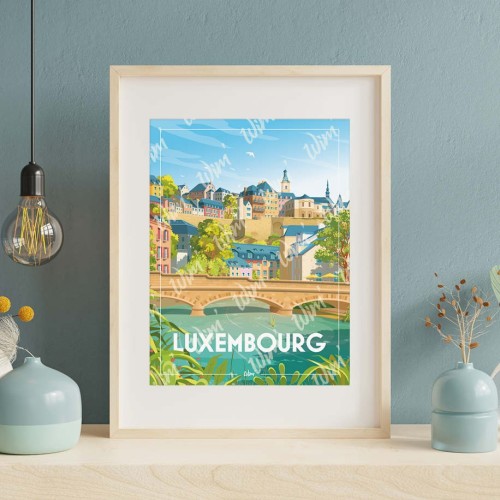 Affiche Luxembourg