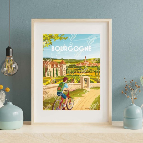 Affiche La Bourgogne