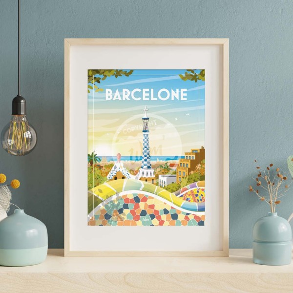 Affiche Barcelone