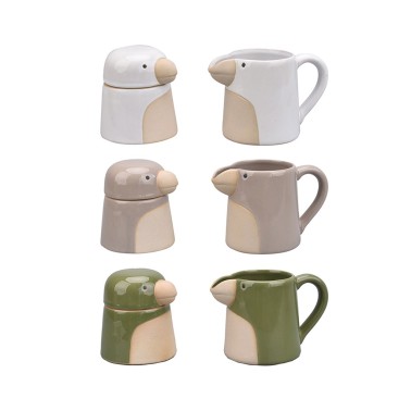 Set de Pot à Lait et Sucrier Assortis naturel