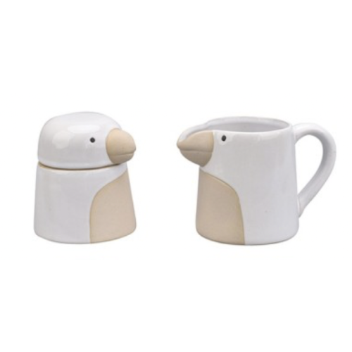 Set de Pot à Lait et Sucrier Assortis blanc