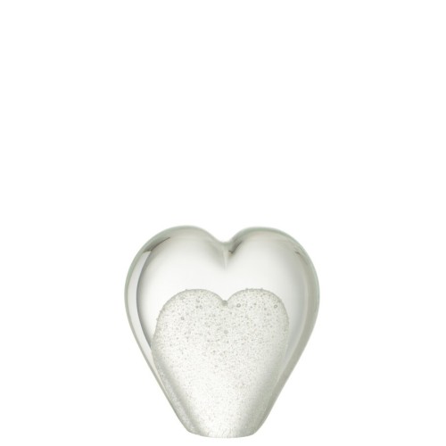 Presse Papier Coeur En Verre
