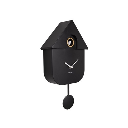 Horloge à pendule Coucou Moderne - Noir