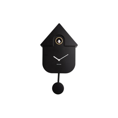 Horloge à pendule Coucou Moderne - Noir