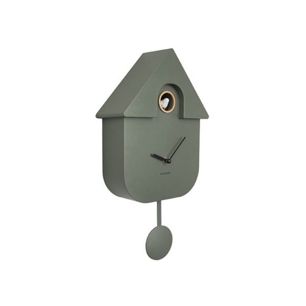 Horloge à pendule Coucou Moderne - Kaki