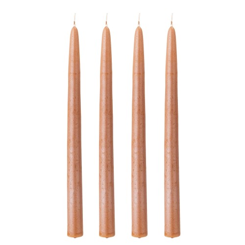 Shimmer Bougie Brun - Lot de 4