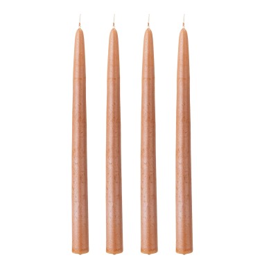 Shimmer Bougie Brun - Lot de 4