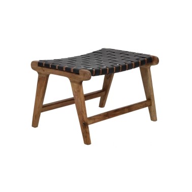 Aosta Tabouret Cuir de Buffle