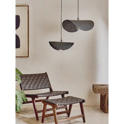 Aosta Tabouret Cuir de Buffle