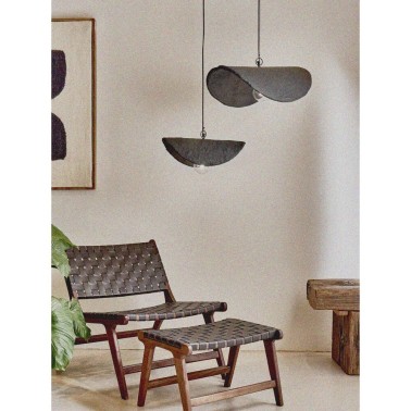 Aosta Tabouret Cuir de Buffle