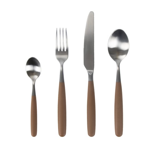 Renoir - Set de 16 couverts Brun