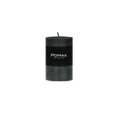 Bougie noire D5*H8 cm