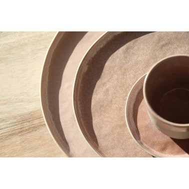 Spiro - Assiette plate - grès