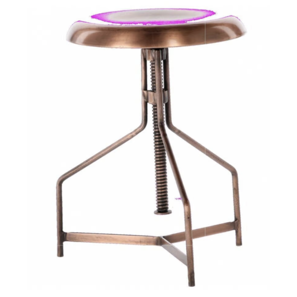 Tabouret Piano Cuivré