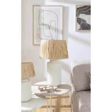Trevi Dessus de Table Travertin Ivoire Diam 55
