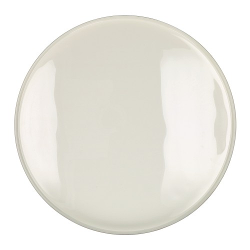 Flex - Plateau L métal blanc cassé Diam 65,5