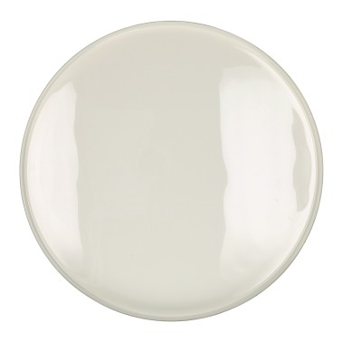 Flex - Plateau L métal blanc cassé Diam 65,5