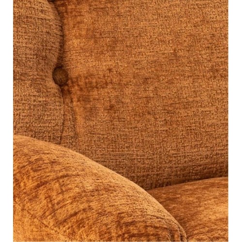 Fauteuil Memento Orange Brûlé, Pied Noir
