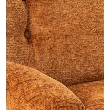 Fauteuil Memento Orange Brûlé, Pied Noir