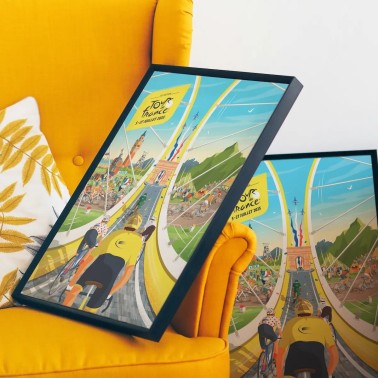 Affiche officielle "Tour de France 2025"