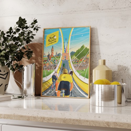 Affiche officielle "Tour de France 2025"