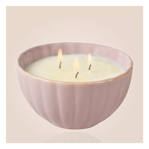 Bougie Rose - Musc blanc 240G