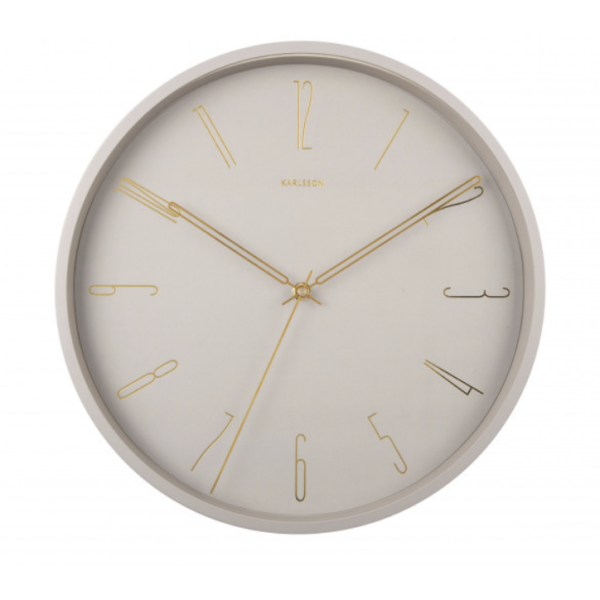 Horloge Belle Warm Gris