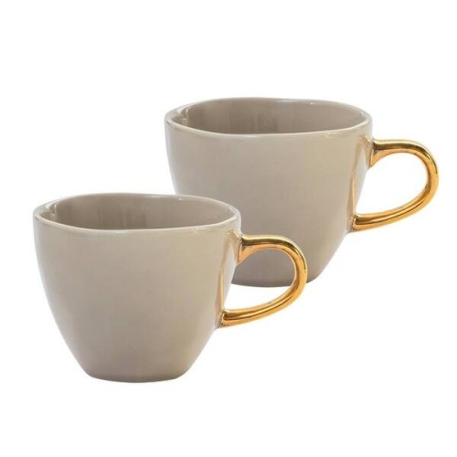 Good Morning Tasse Coffee Gray Morn Set/2