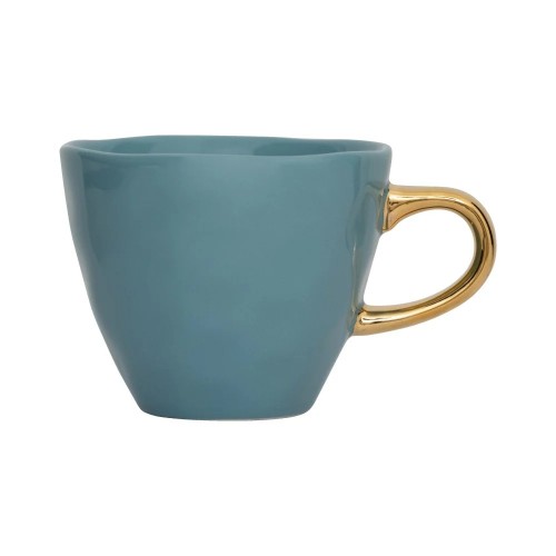 Good Morning Tasse Coffee Aqua/Turquoise