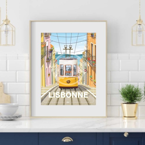 Affiche Lisbonne