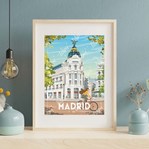 Affiche Madrid