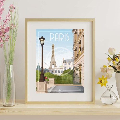 Affiche Paris "Paris, ma belle"