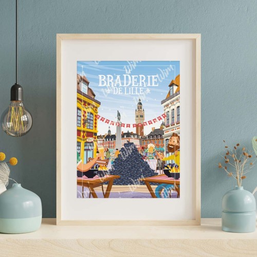 Affiche Braderie "L'instant Braderie"