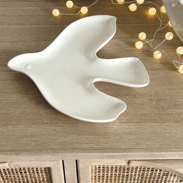 Coupelle Oiseau Blanc