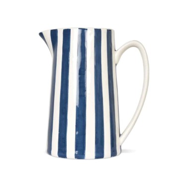 Pichet rayure bleu