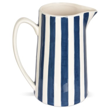 Pichet rayure bleu