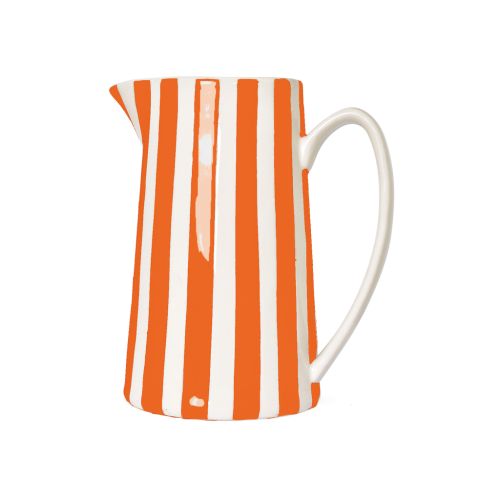 Pichet rayure Orange