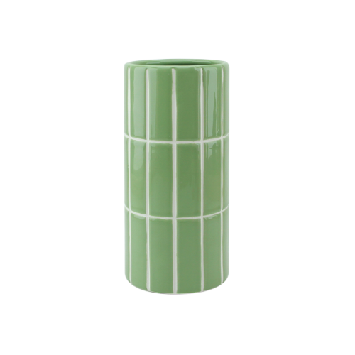Vase carrelage matcha