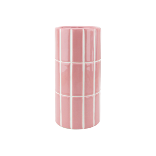 Vase carrelage rose