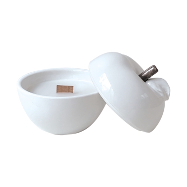 Bougie pom'glow blanc