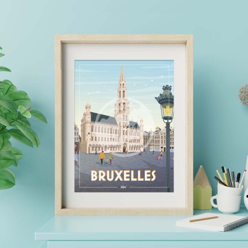 Affiche Bruxelles