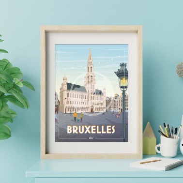 Affiche Bruxelles